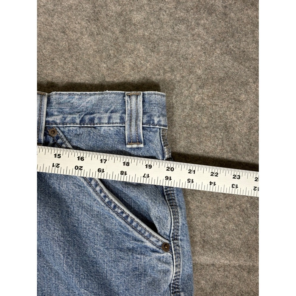 Signature by Levi Strauss‎ Mens Carpenter Jeans Light Wash Blue Denim Sz 40 - Picture 6 of 9